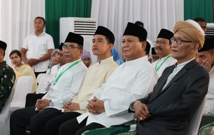 Halalbihalal PBNU dengan Prabowo dan Gibran Berjalan dengan&nbsp;Gayeng