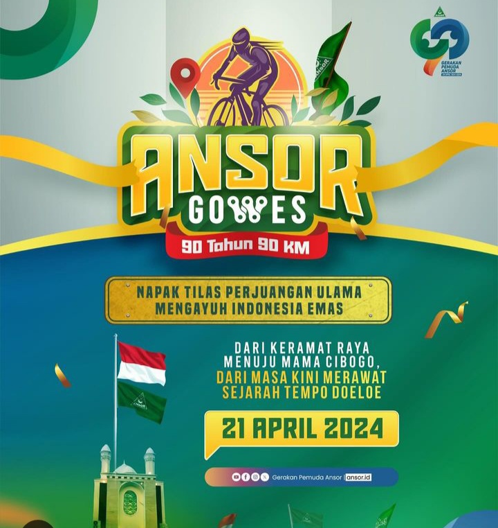 GP Ansor Agendakan Gowes 90 KM