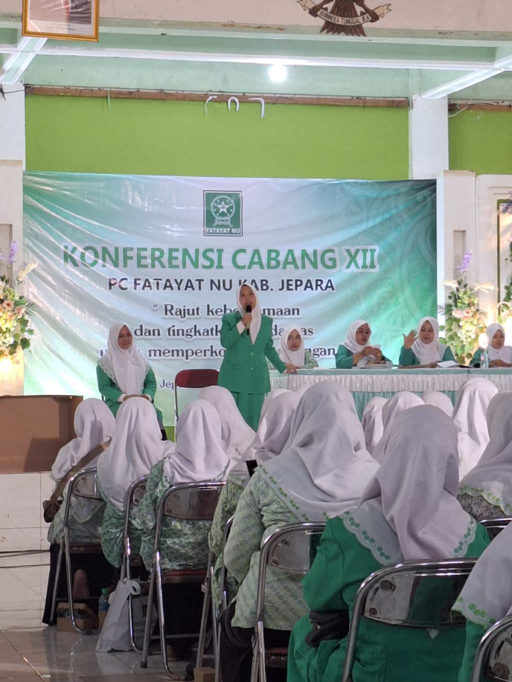 Diapresiasi, Gelaran Konfercab Fatayat NU Jepara yang Digelar di MWC NU Tahunan
