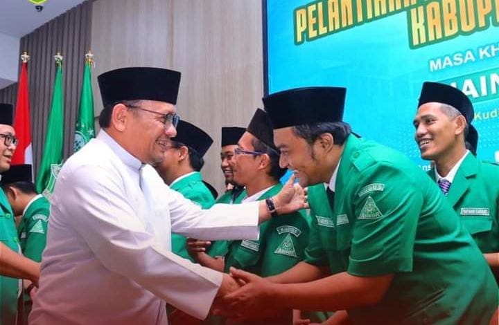 Kompak, Pj Bupati Kudus dan Ketua DPRD Hadiri Pelantikan PC GP Ansor&nbsp;Kudus