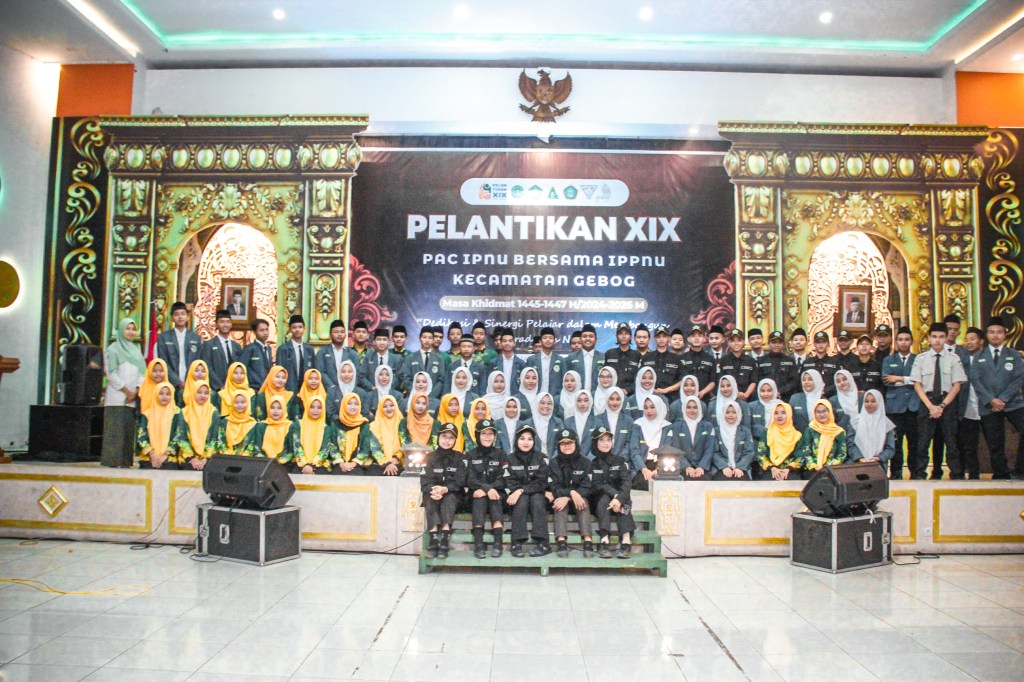 Pelantikan PAC IPNU – IPPNU Kecamatan Gebog.Ketua PC IPNU Kudus: Pelajar NU Harus Pentingkan Akhlakul&nbsp;Karimah